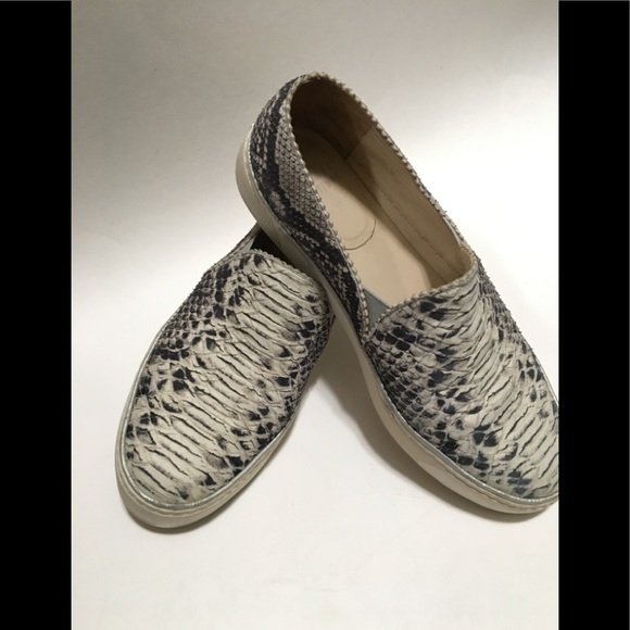Stuart Weitzman Nugget Snake-Print Slip-On Sneaker - Picture 15 of 16